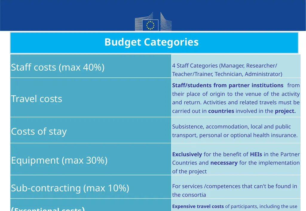 Call for proposals 2020 Key Action 2 Capacity - slide 13 of 30