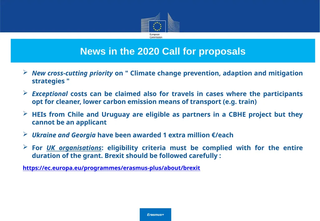 Call for proposals 2020 Key Action 2 Capacity - slide 24 of 30