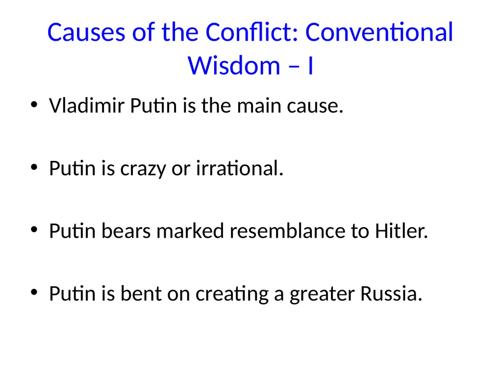 The West’s Role in Causing Global Insecurity - slide 19 of 21