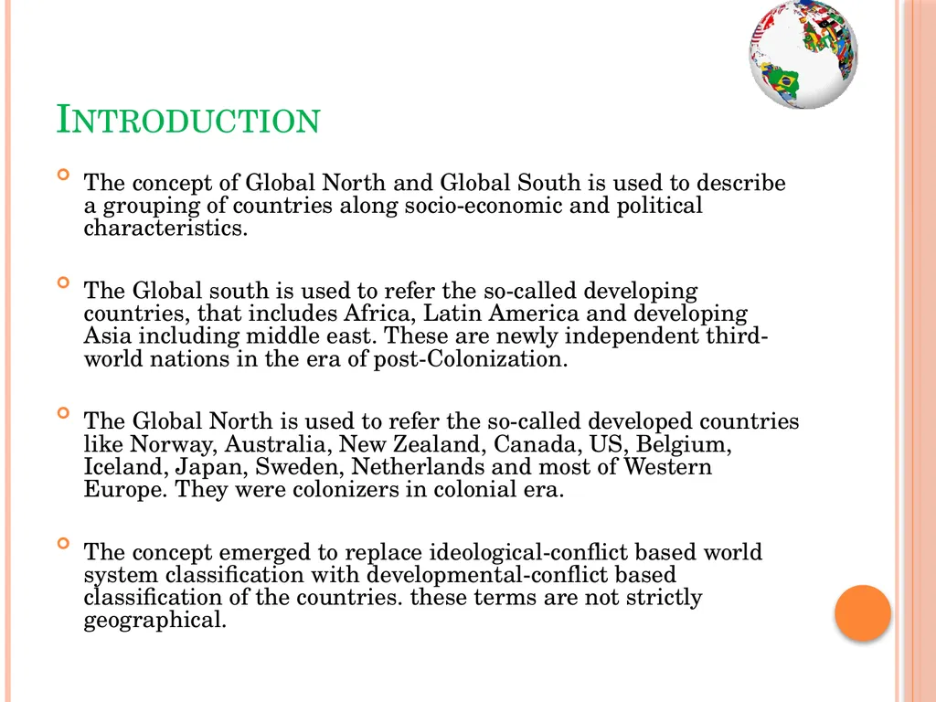 The Global North-South Debate Paper Name: - slide 2 of 15