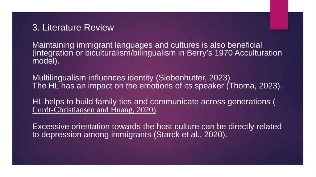 “COVID-19 effects on language use by immigrants in - slide 6 of 38