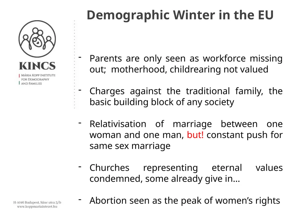 Addressing the demographic challenges by - slide 3 of 14