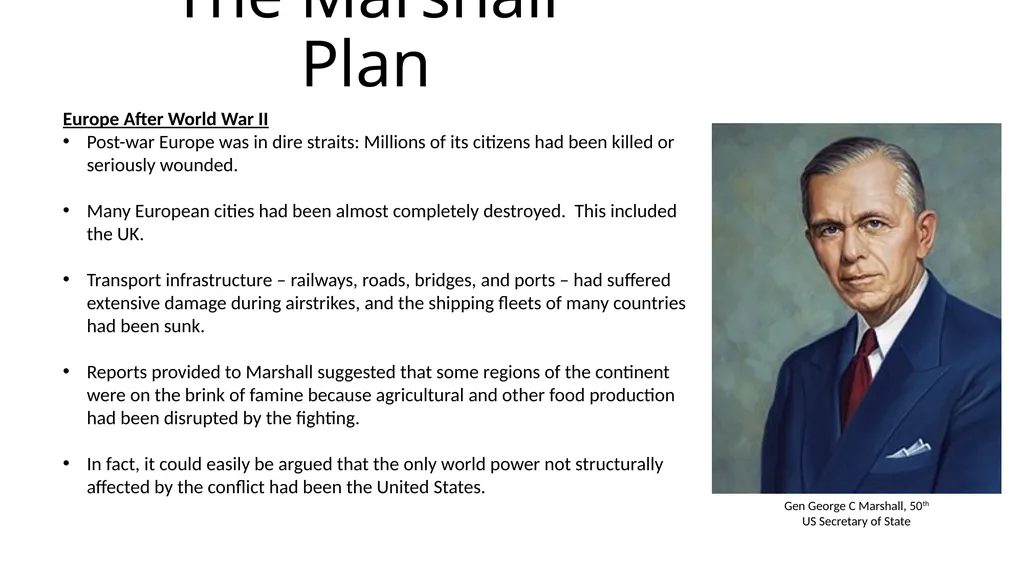 The Political Situation at the end of the war - slide 3 of 11