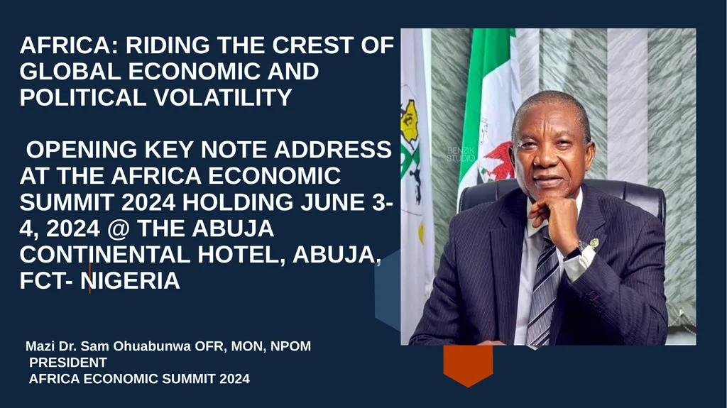 AFRICA: RIDING THE CREST OF GLOBAL ECONOMIC AND - slide 1 of 16