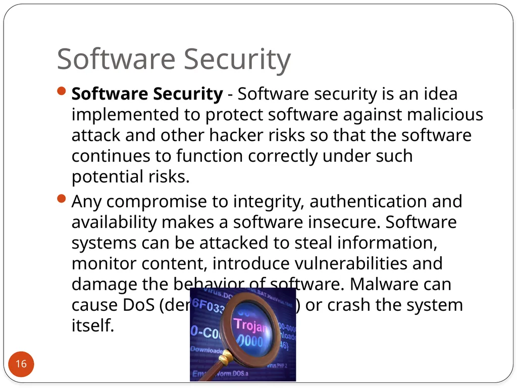 MODULE 7: SECURITY IN ICT Session 1: Introduction - slide 14 of 21