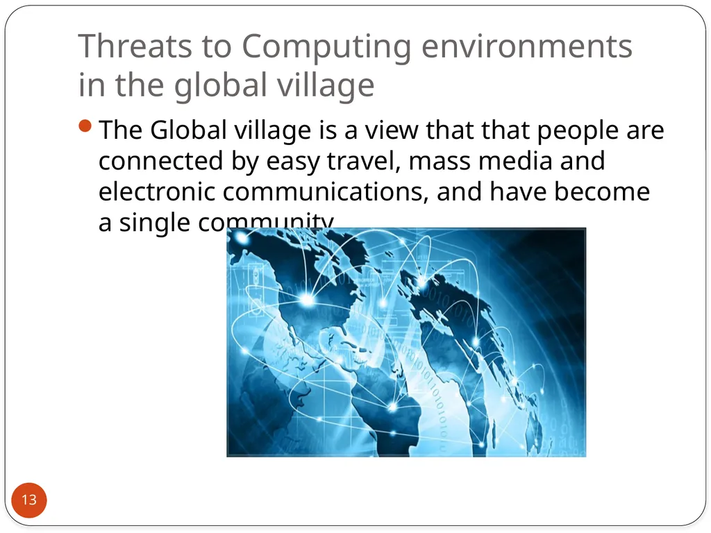 MODULE 7: SECURITY IN ICT Session 1: Introduction - slide 11 of 21
