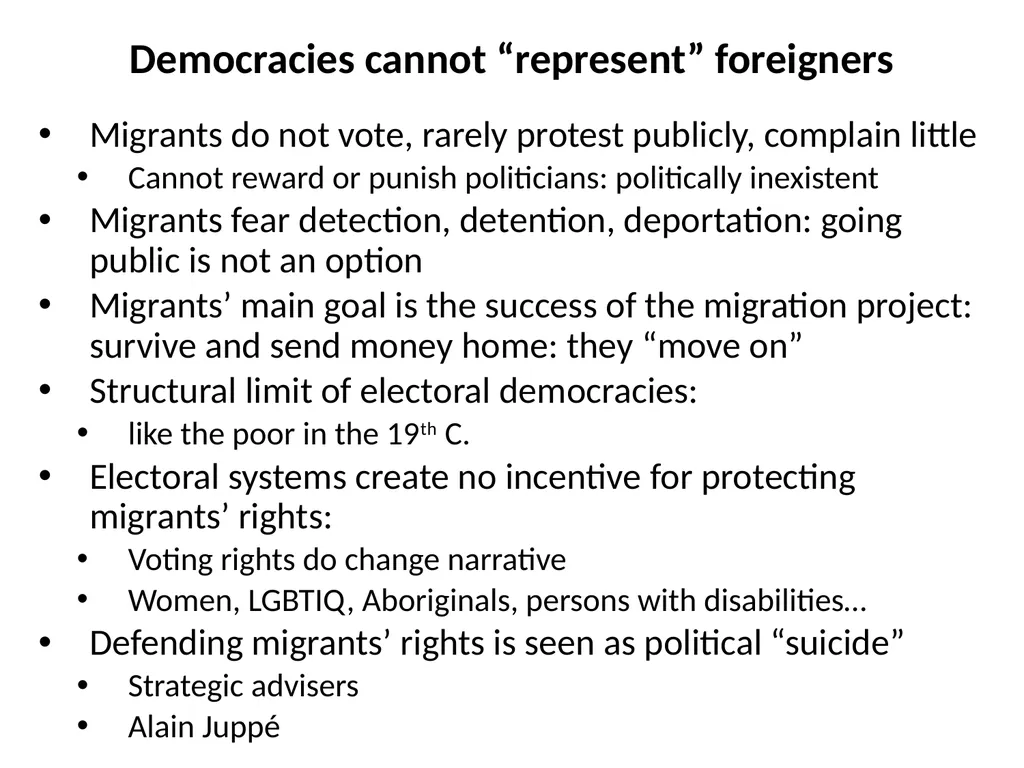 Populism and Migration: The Need for a Principled - slide 7 of 15