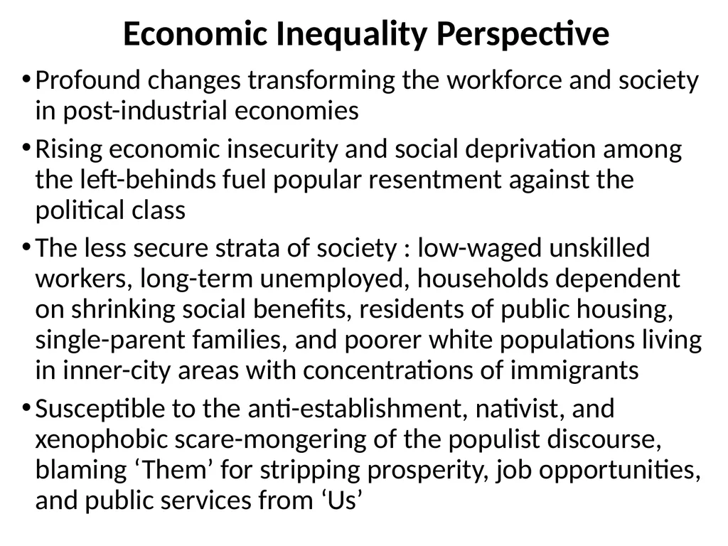Populism and Migration: The Need for a Principled - slide 4 of 15