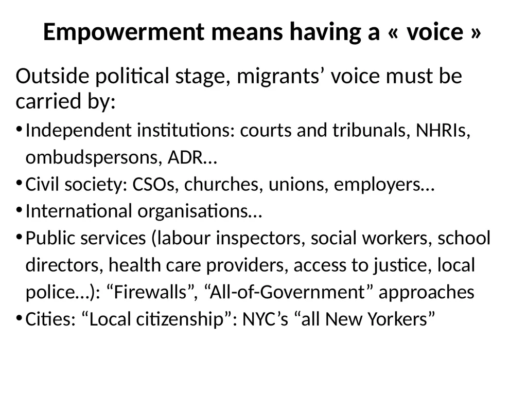 Populism and Migration: The Need for a Principled - slide 12 of 15