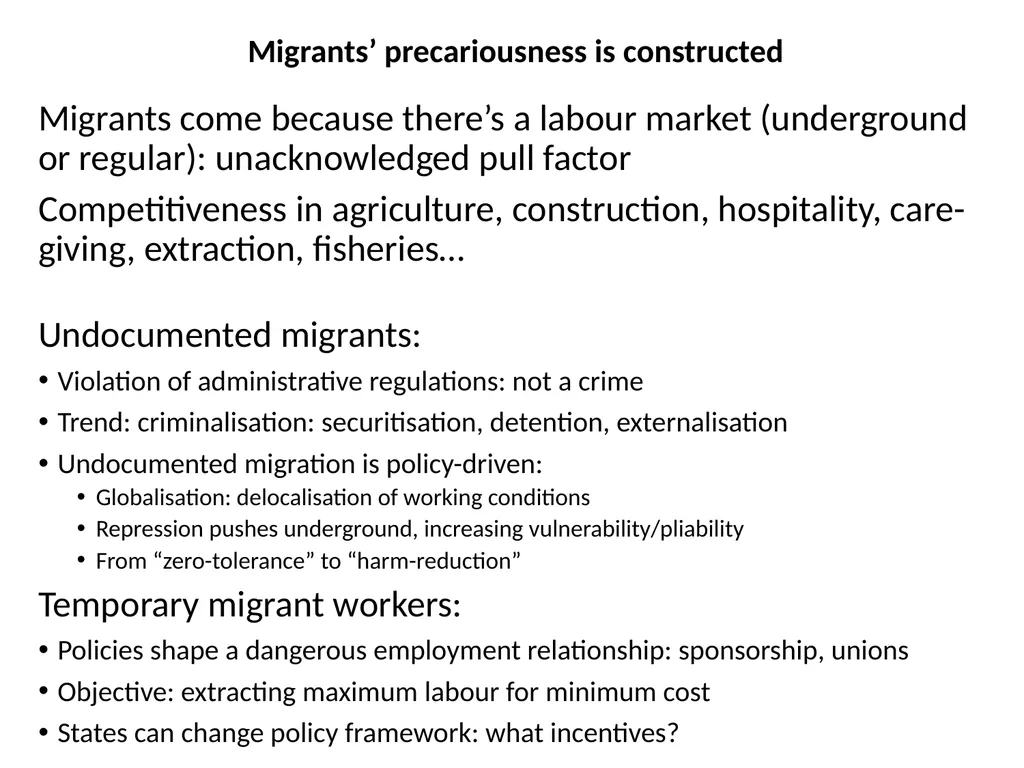 Populism and Migration: The Need for a Principled - slide 9 of 15