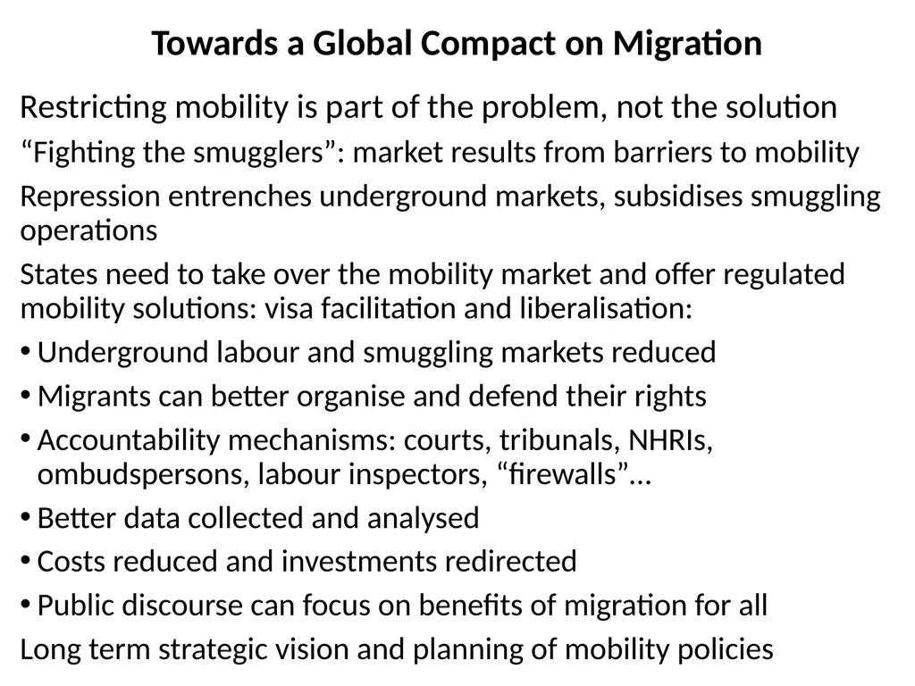 Populism and Migration: The Need for a Principled - slide 13 of 15