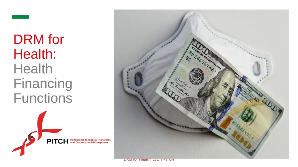 DRM for Health: Health Financing Functions Content