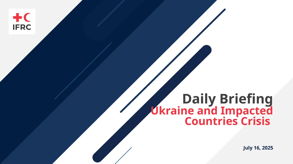 Daily Briefing Ukraine and Impacted Countries - slide 1 of 6