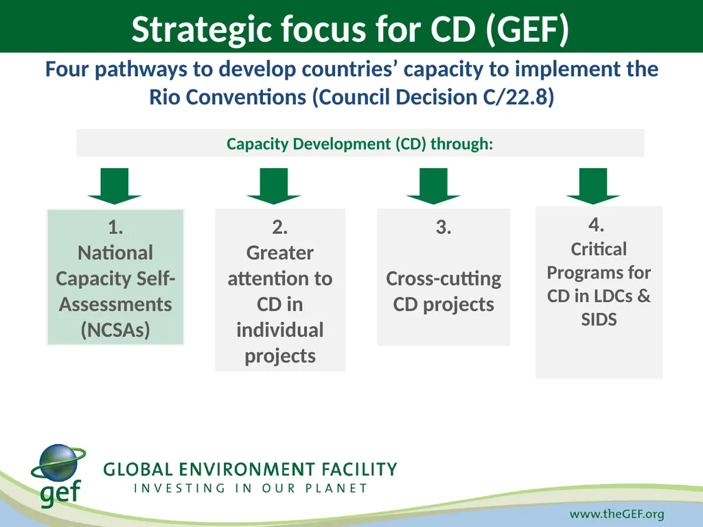 GEF-6 Strategy for Cross-Cutting Capacity - slide 3 of 10
