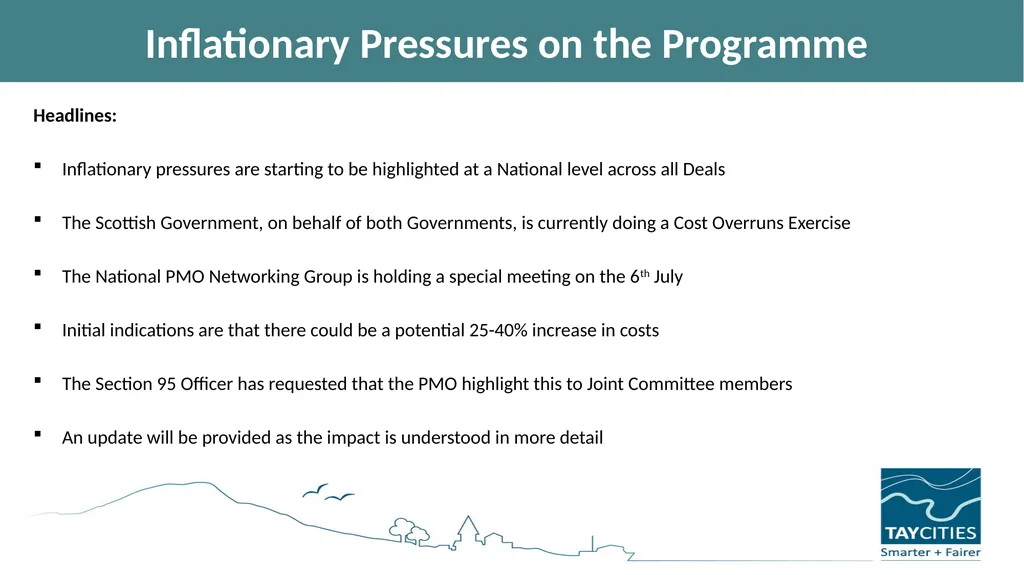 Tay Cities Region Deal Joint Committee PMO Update - slide 8 of 12