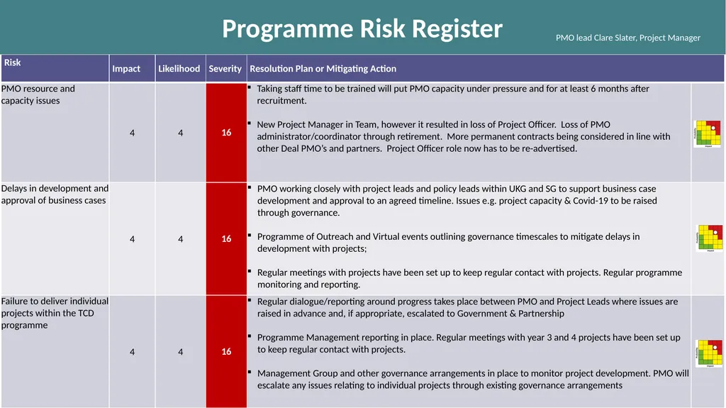 Tay Cities Region Deal Joint Committee PMO Update - slide 11 of 12