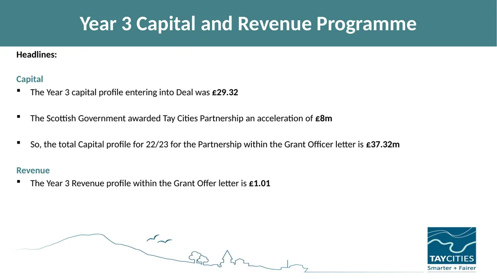 Tay Cities Region Deal Joint Committee PMO Update - slide 7 of 12