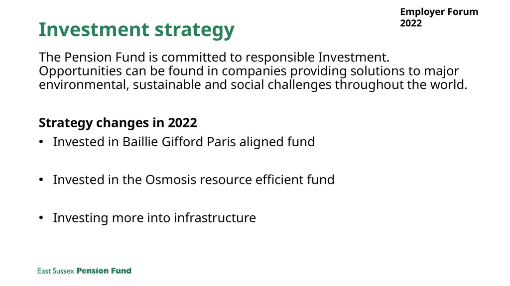 Pensions Committee update Councillor Paul Redstone - slide 6 of 7