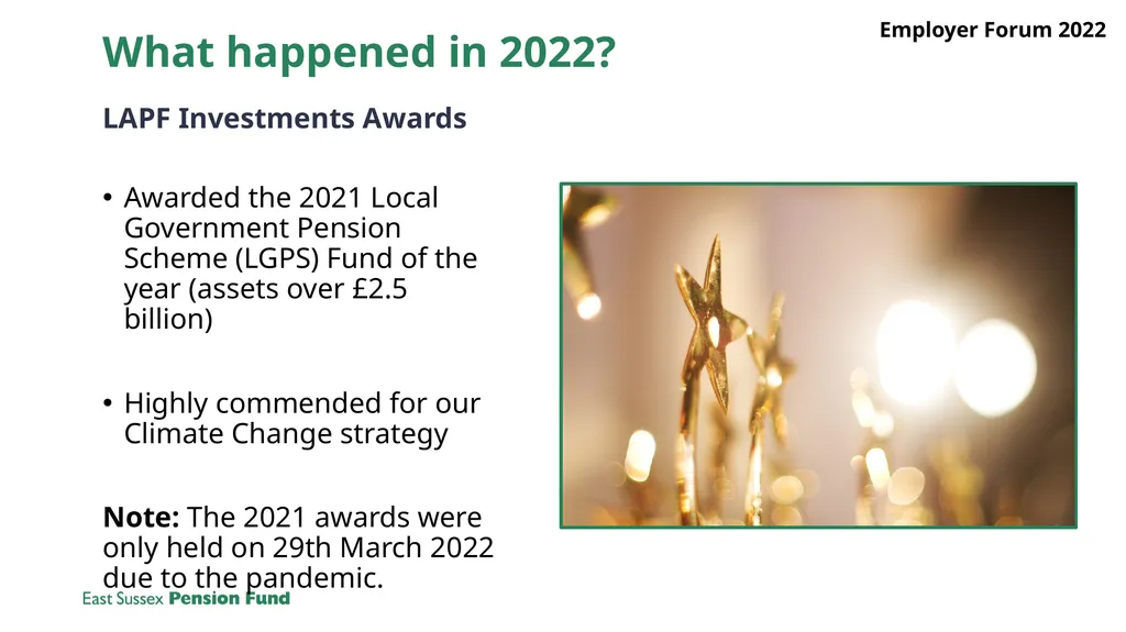 Pensions Committee update Councillor Paul Redstone - slide 2 of 7