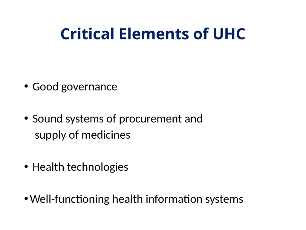 Achieving Universal Health Coverage (UHC) in Asia - slide 10 of 12