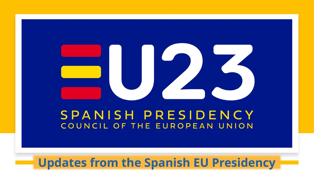 Updates from the Spanish EU Presidency Updates - slide 1 of 6
