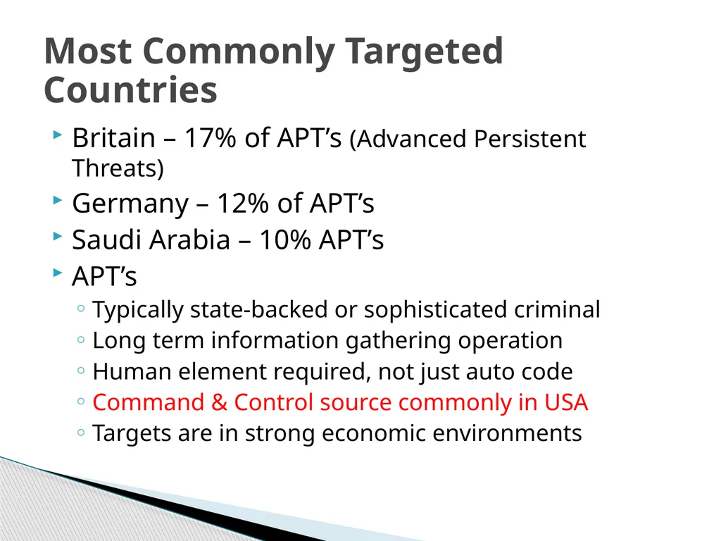 Global Perspective on CyberSecurity October 16, - slide 17 of 36