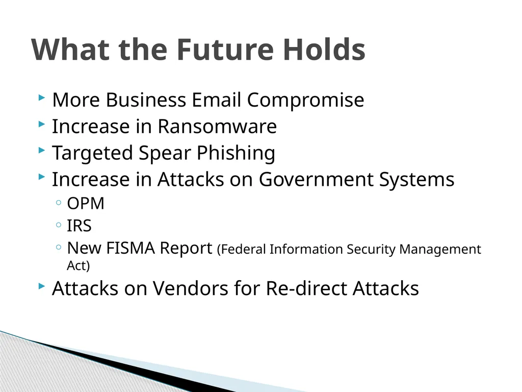 Global Perspective on CyberSecurity October 16, - slide 32 of 36