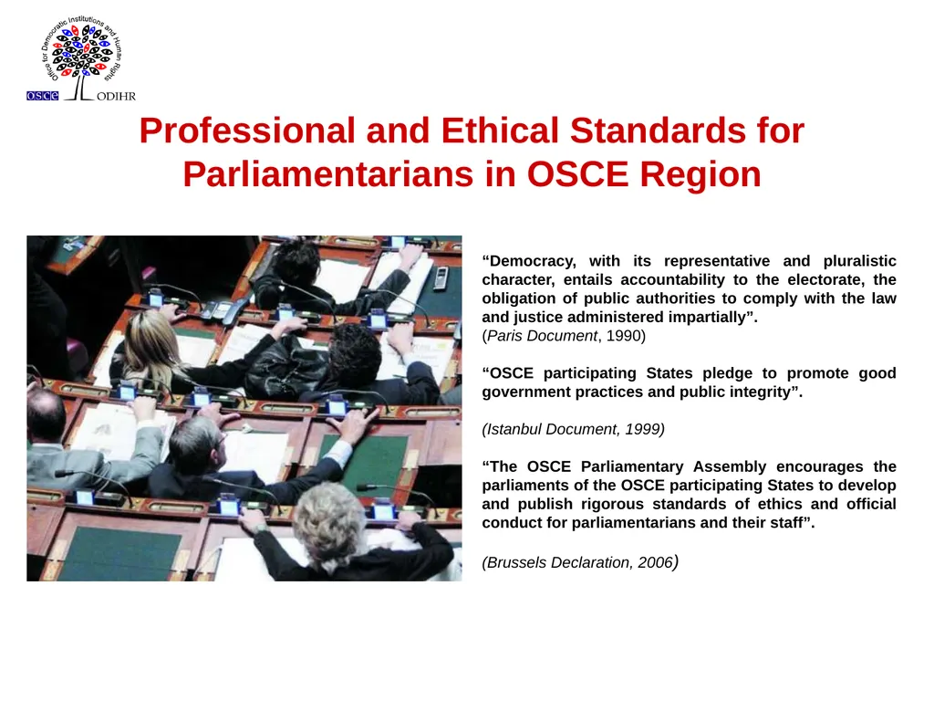 Professional and Ethical Standards for - slide 1 of 10