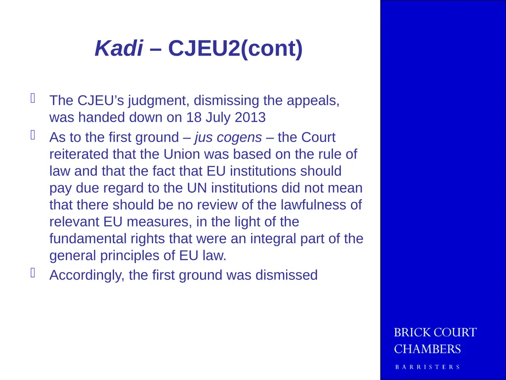 JOINT EMLO AND MMLA SPRING SEMINAR 2014 EU - slide 26 of 41