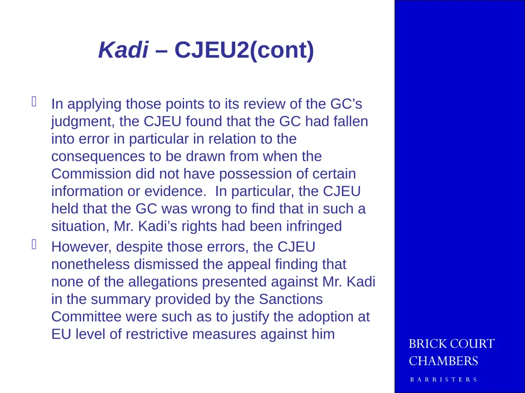 JOINT EMLO AND MMLA SPRING SEMINAR 2014 EU - slide 30 of 41