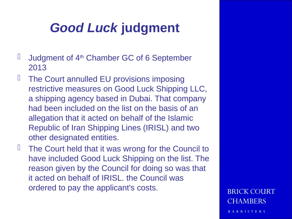 JOINT EMLO AND MMLA SPRING SEMINAR 2014 EU - slide 33 of 41