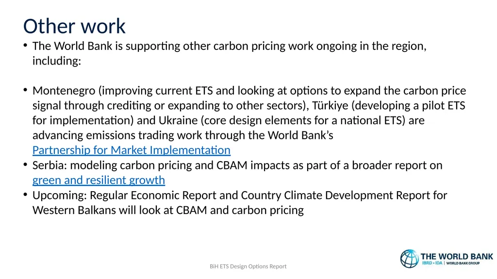 Emissions Trading System Design Options Paper: - slide 10 of 11