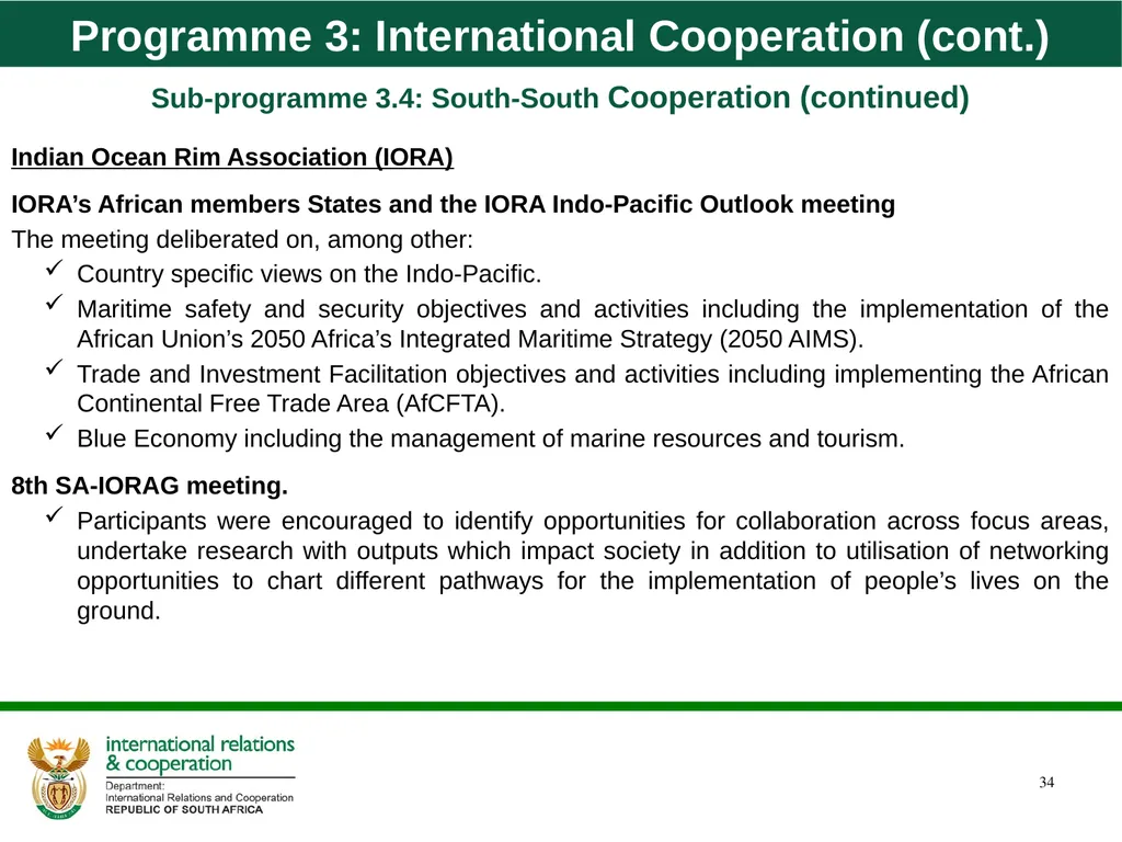 Quarter 1 Report on Performance Information and - slide 34 of 55