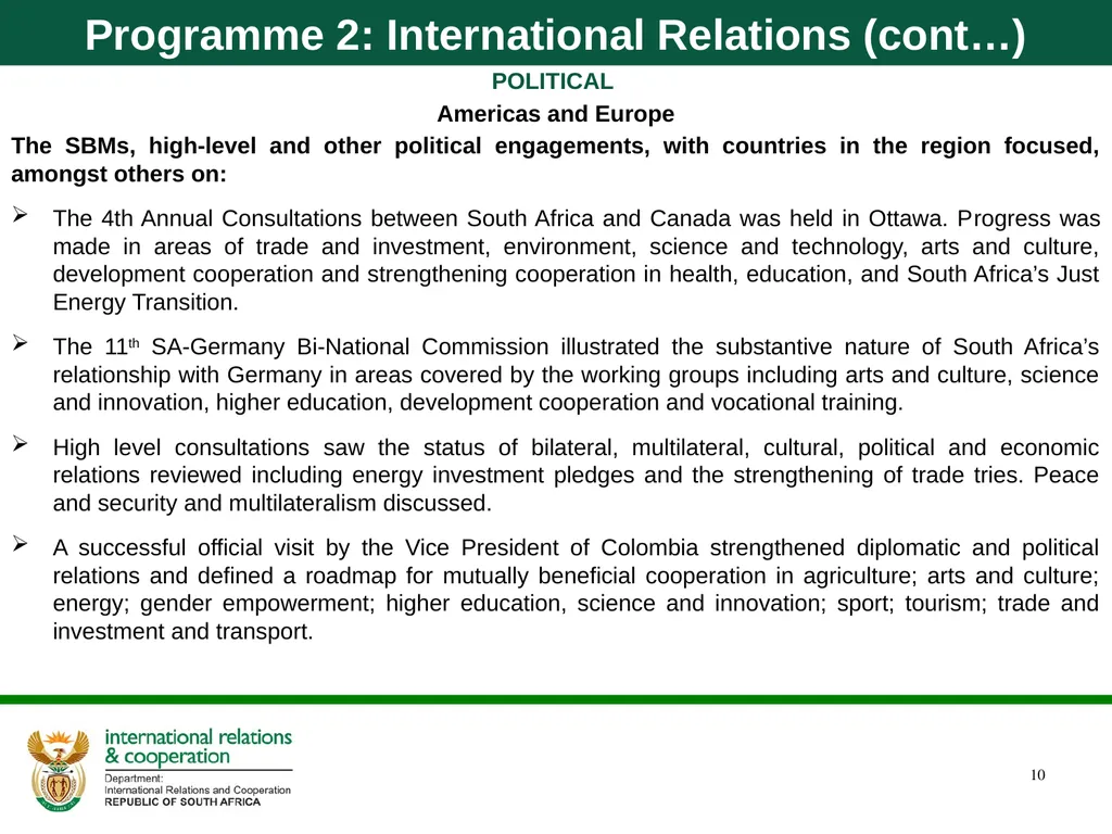 Quarter 1 Report on Performance Information and - slide 10 of 55