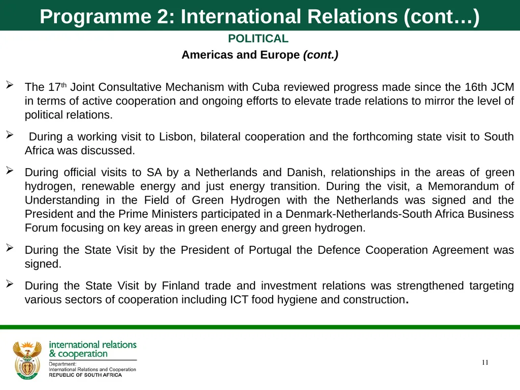 Quarter 1 Report on Performance Information and - slide 11 of 55