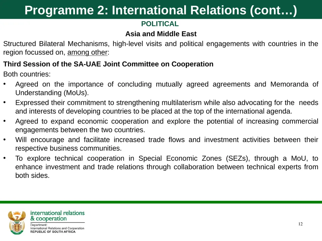 Quarter 1 Report on Performance Information and - slide 12 of 55