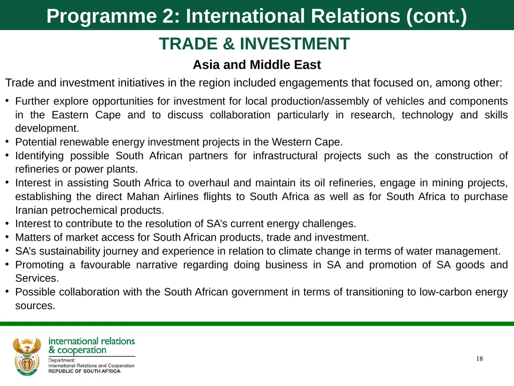Quarter 1 Report on Performance Information and - slide 18 of 55