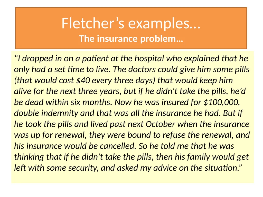 Situation Ethics Recap What do the pictures - slide 25 of 33