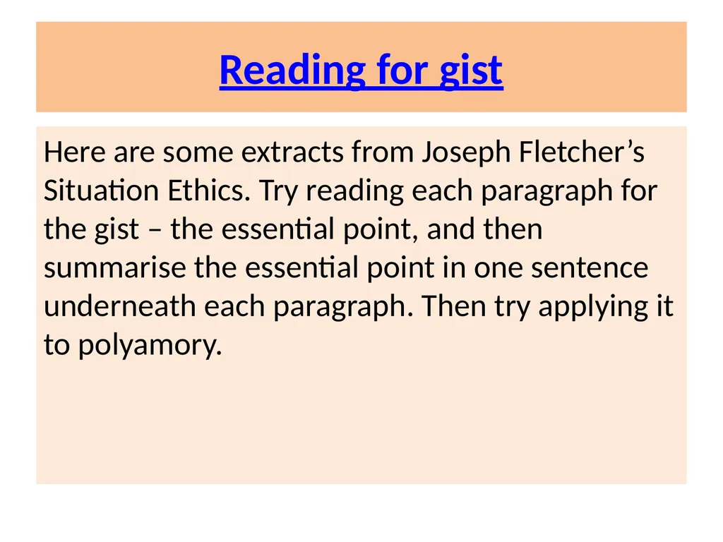 Situation Ethics Recap What do the pictures - slide 20 of 33