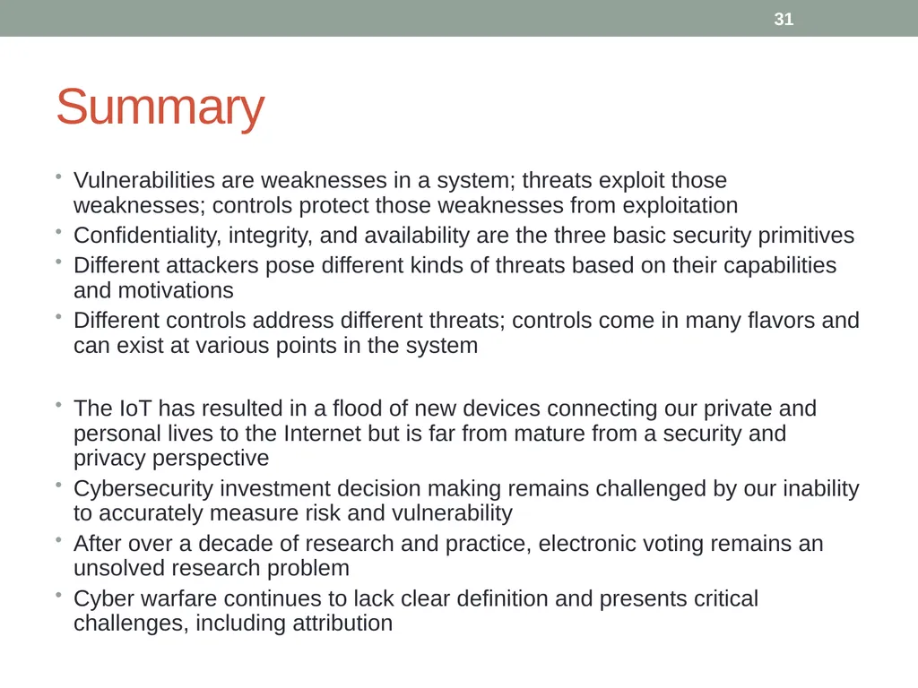 Security in Computing, Fifth Edition Chapter 1: - slide 31 of 32