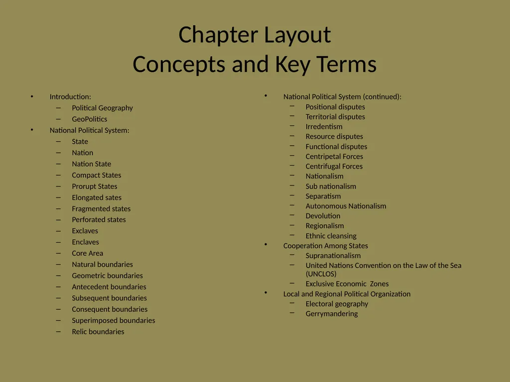 AP Human Geography Workshop Devolutionary Forces - slide 3 of 10