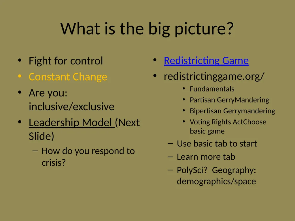 AP Human Geography Workshop Devolutionary Forces - slide 7 of 10