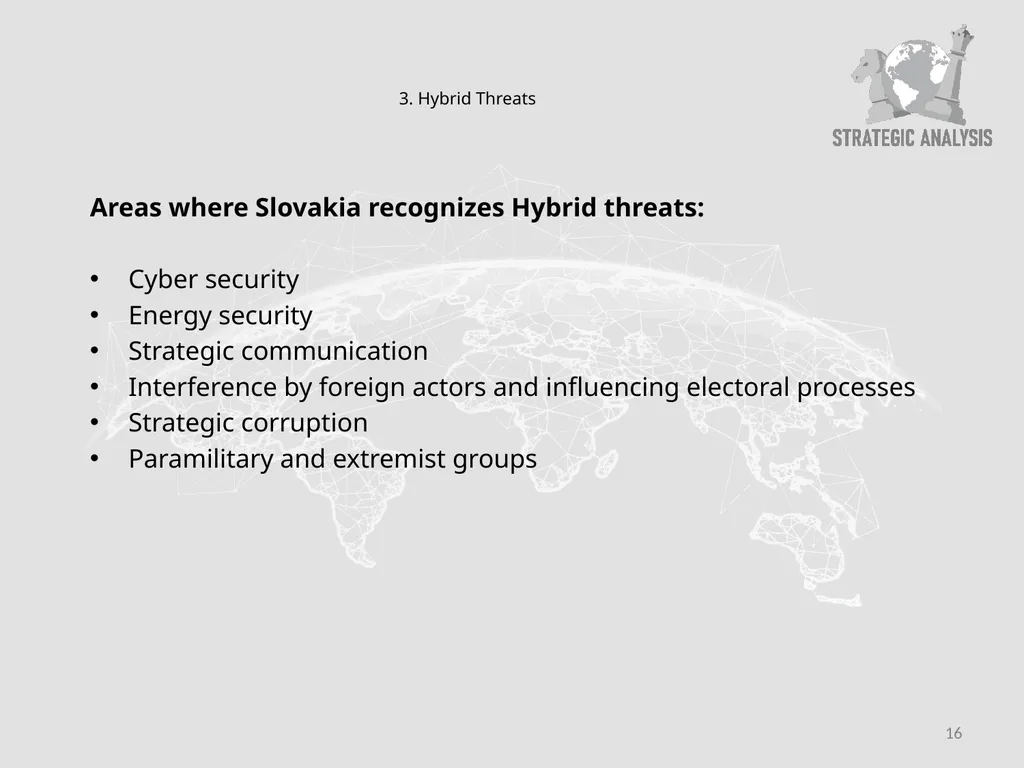 Slovak Defence Policy in the Regional Context and - slide 16 of 23