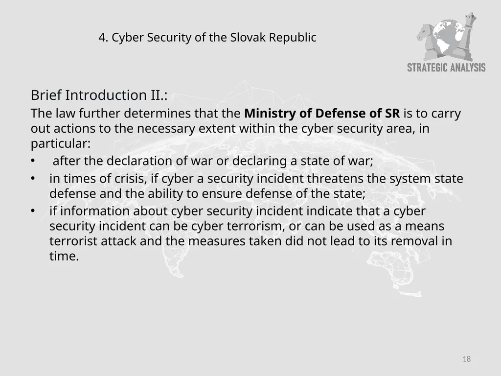 Slovak Defence Policy in the Regional Context and - slide 18 of 23