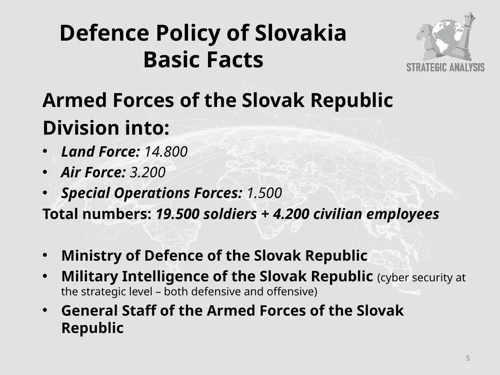 Slovak Defence Policy in the Regional Context and - slide 5 of 23