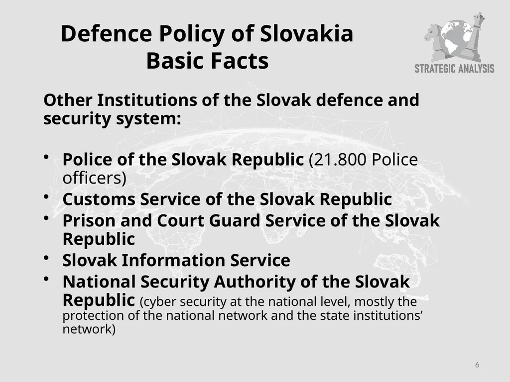 Slovak Defence Policy in the Regional Context and - slide 6 of 23