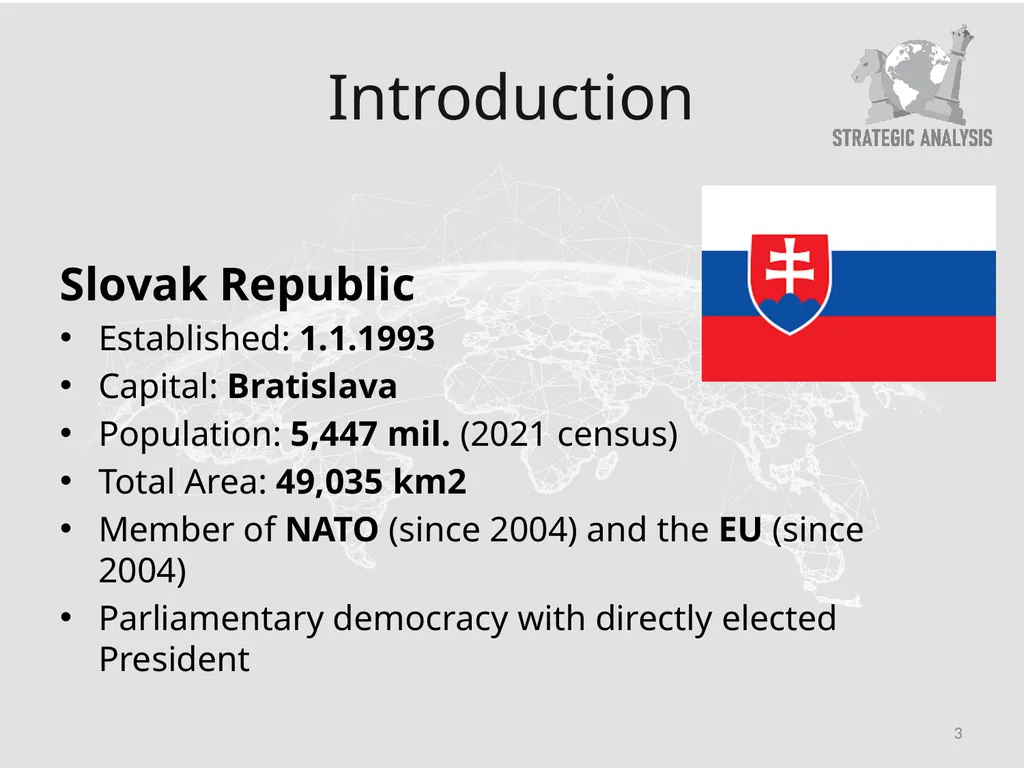 Slovak Defence Policy in the Regional Context and - slide 3 of 23