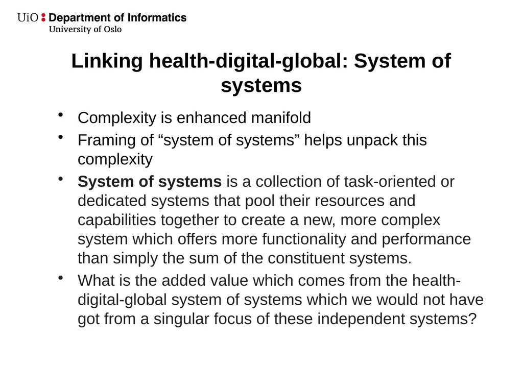 Understanding the “big(ger)”picture: Systems - slide 8 of 26