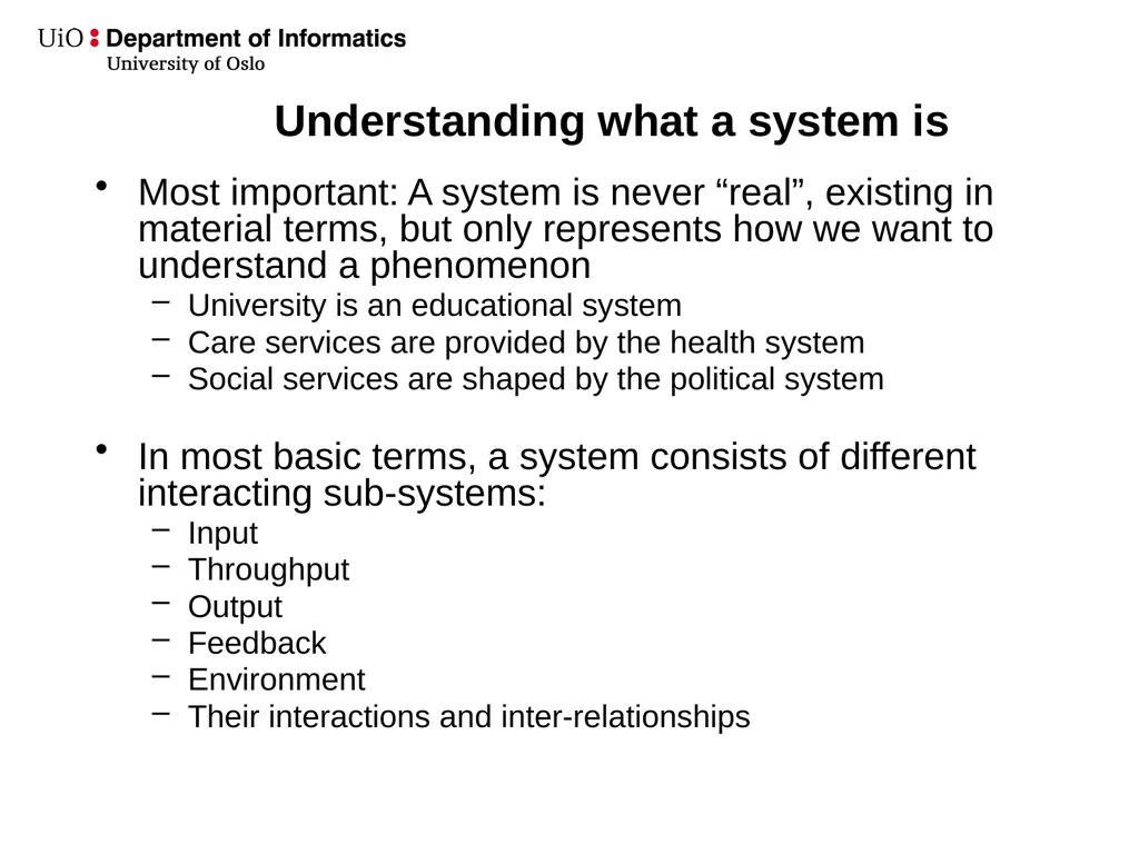 Understanding the “big(ger)”picture: Systems - slide 9 of 26