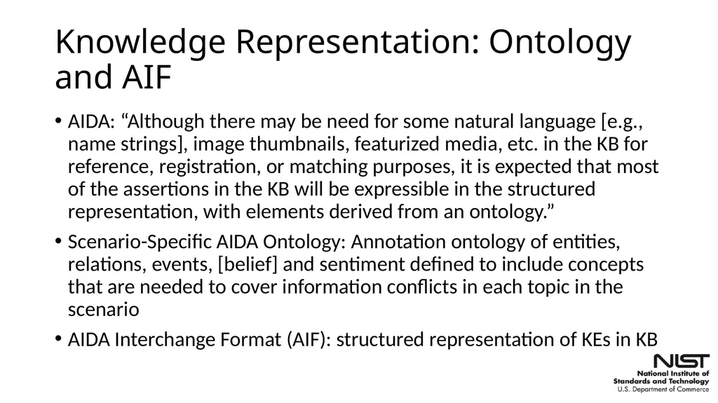 Overview of the Streaming Multimedia Knowledge - slide 13 of 48